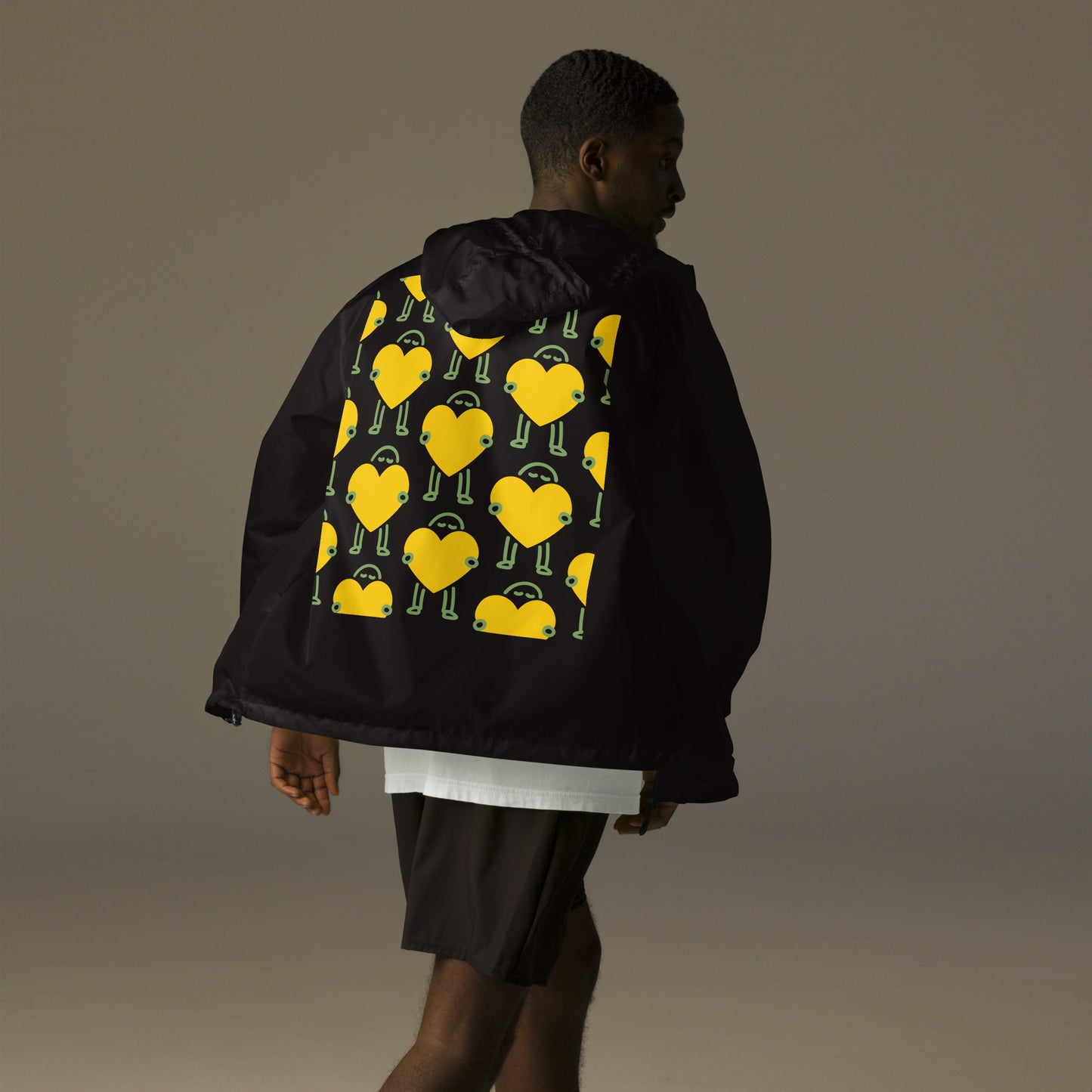 Unisex lightweight zip up windbreaker