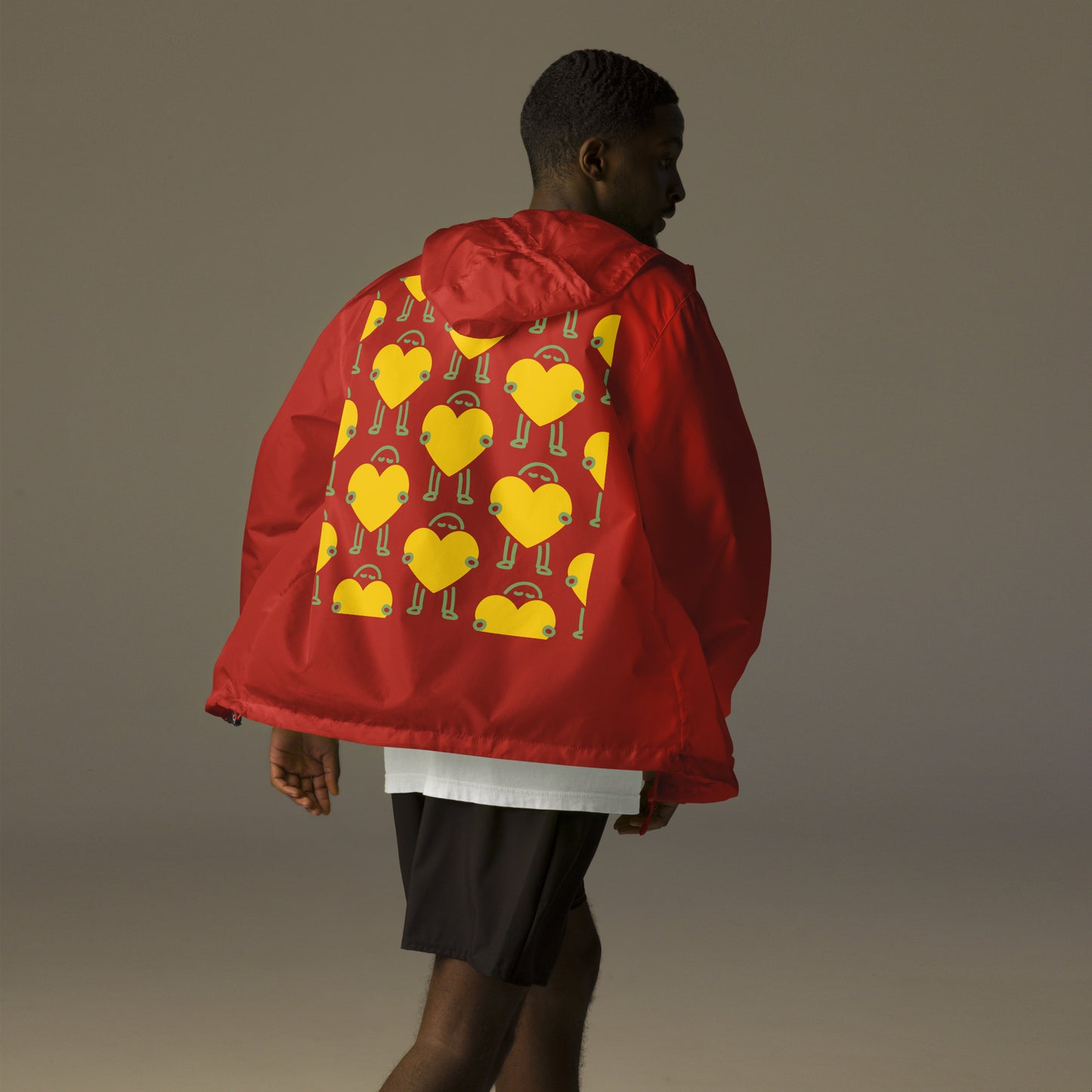 Unisex lightweight zip up windbreaker