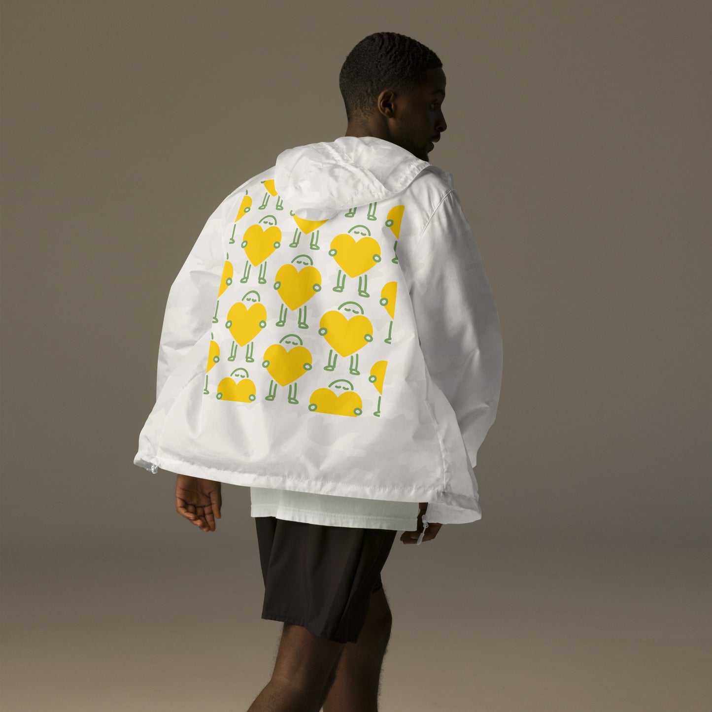 Unisex lightweight zip up windbreaker